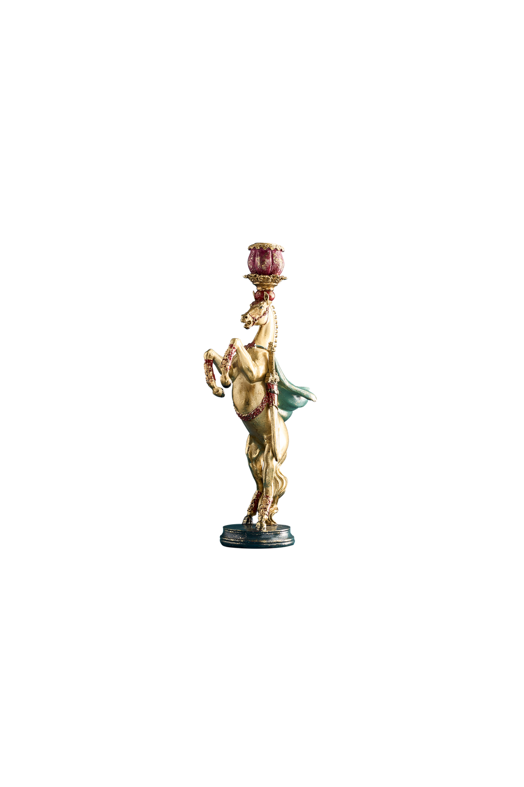 Chandelier Cheval de Cirque, Or, 17,5 x 9,5 x 36,5 cm