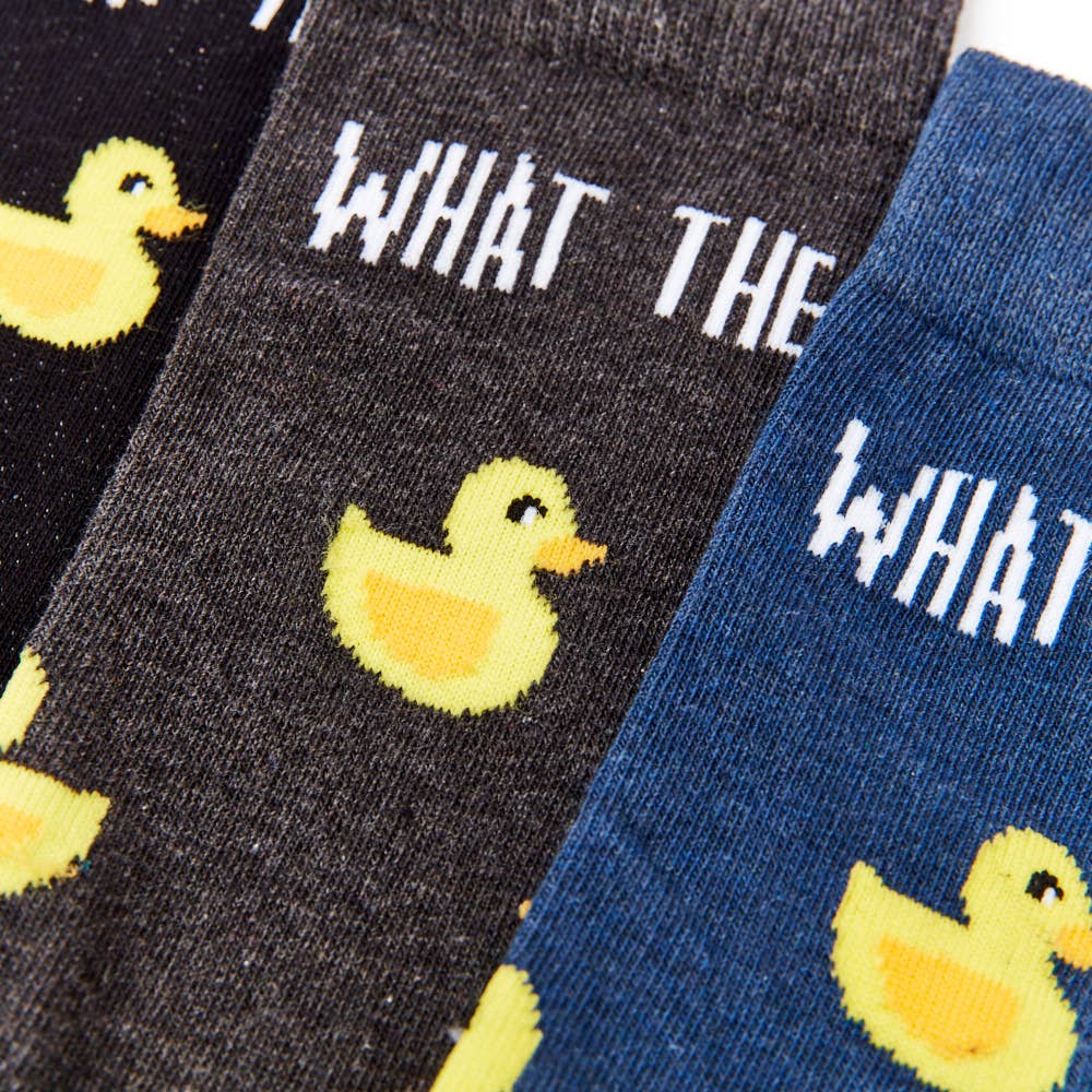 "What The Duck" Duck Socks Box