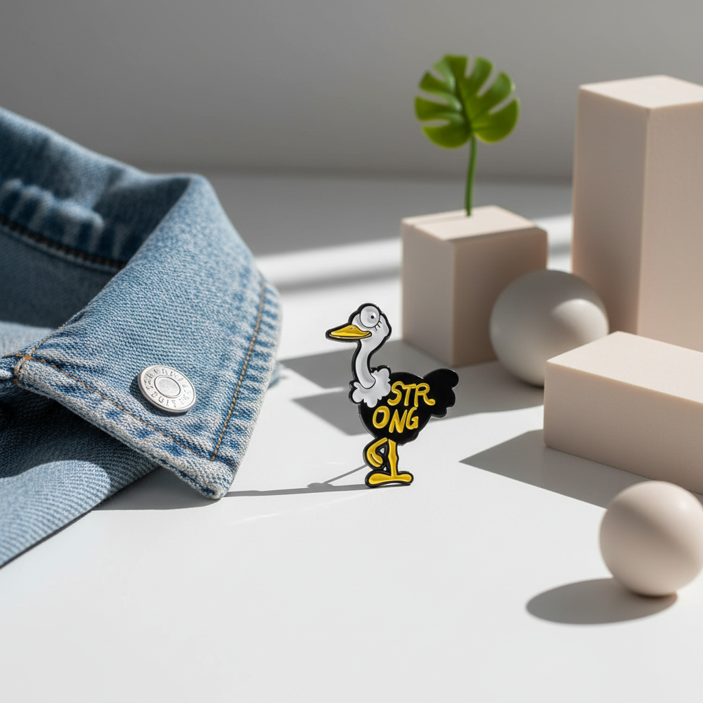 Pin’s Autruche "Strong" | Design e regali originali