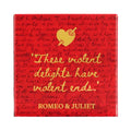 Shakespeare Keramikuntersetzer – Romeo & Julia