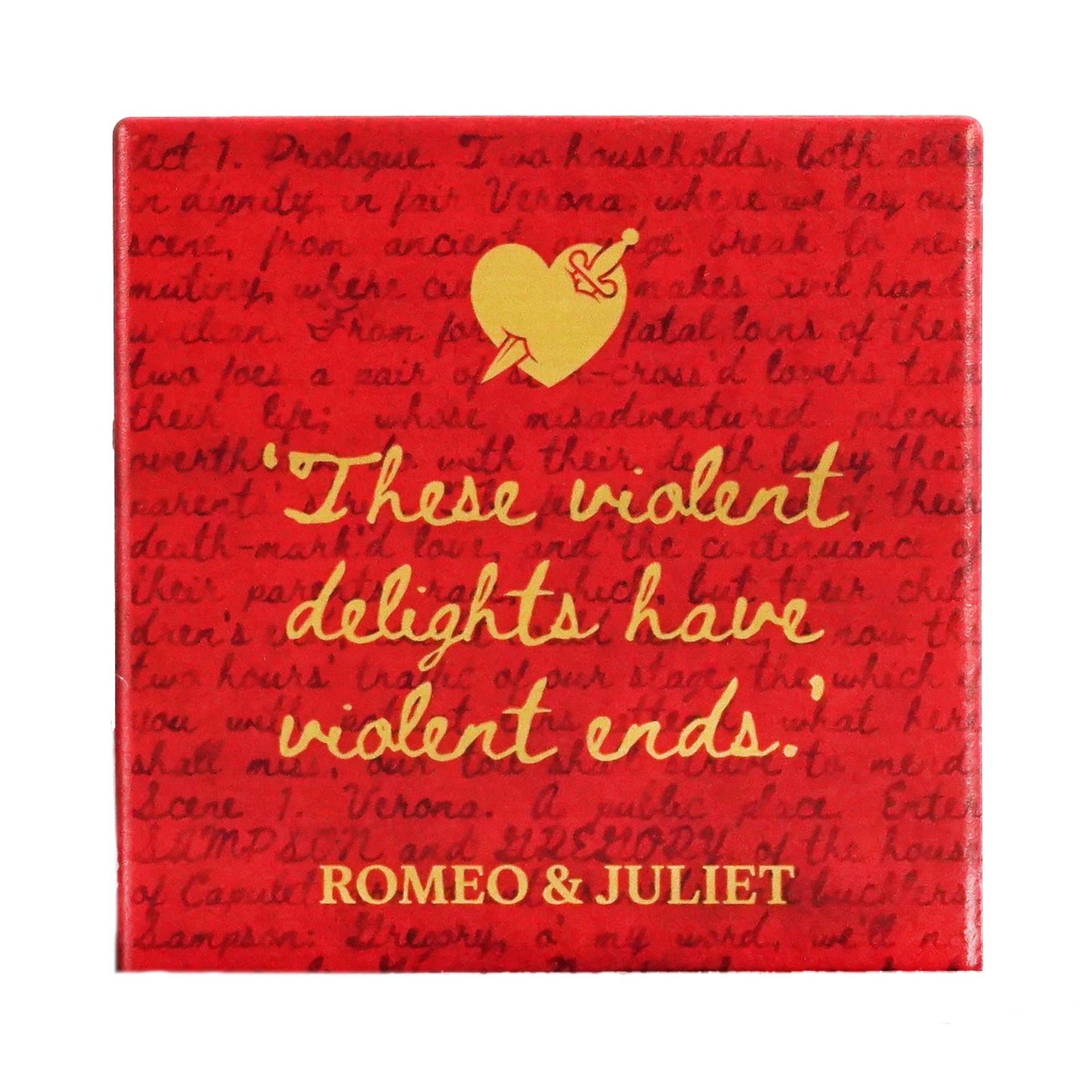 Shakespeare Keramikuntersetzer – Romeo & Julia