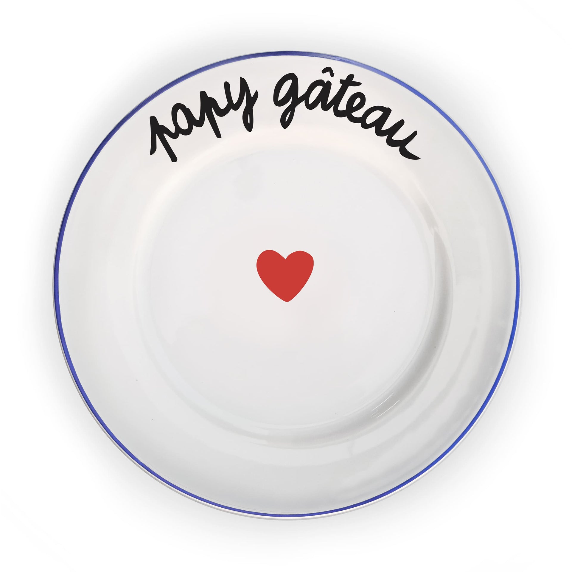 Assiette La Famille S’éclate - Papy Gâteau – vue principale