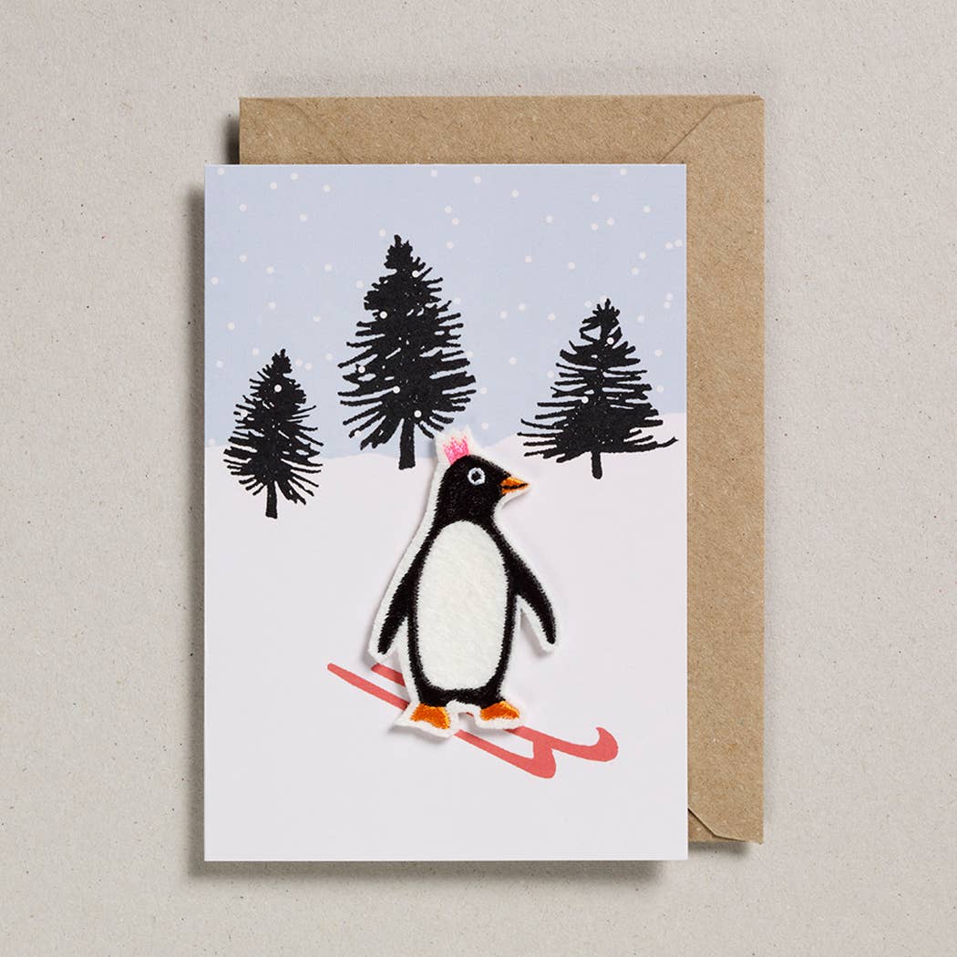 carte pingouin sur skis petra boase ltd 