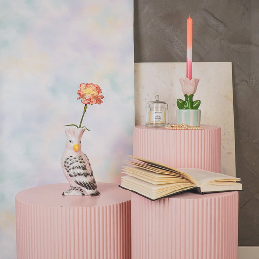 Cockatoo Vase