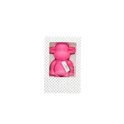 Ornement - Figurine Singe 'La Légende' - Résine de poly - Rose - 20,5x13,5x35cm | Designproducten en originele cadeaus