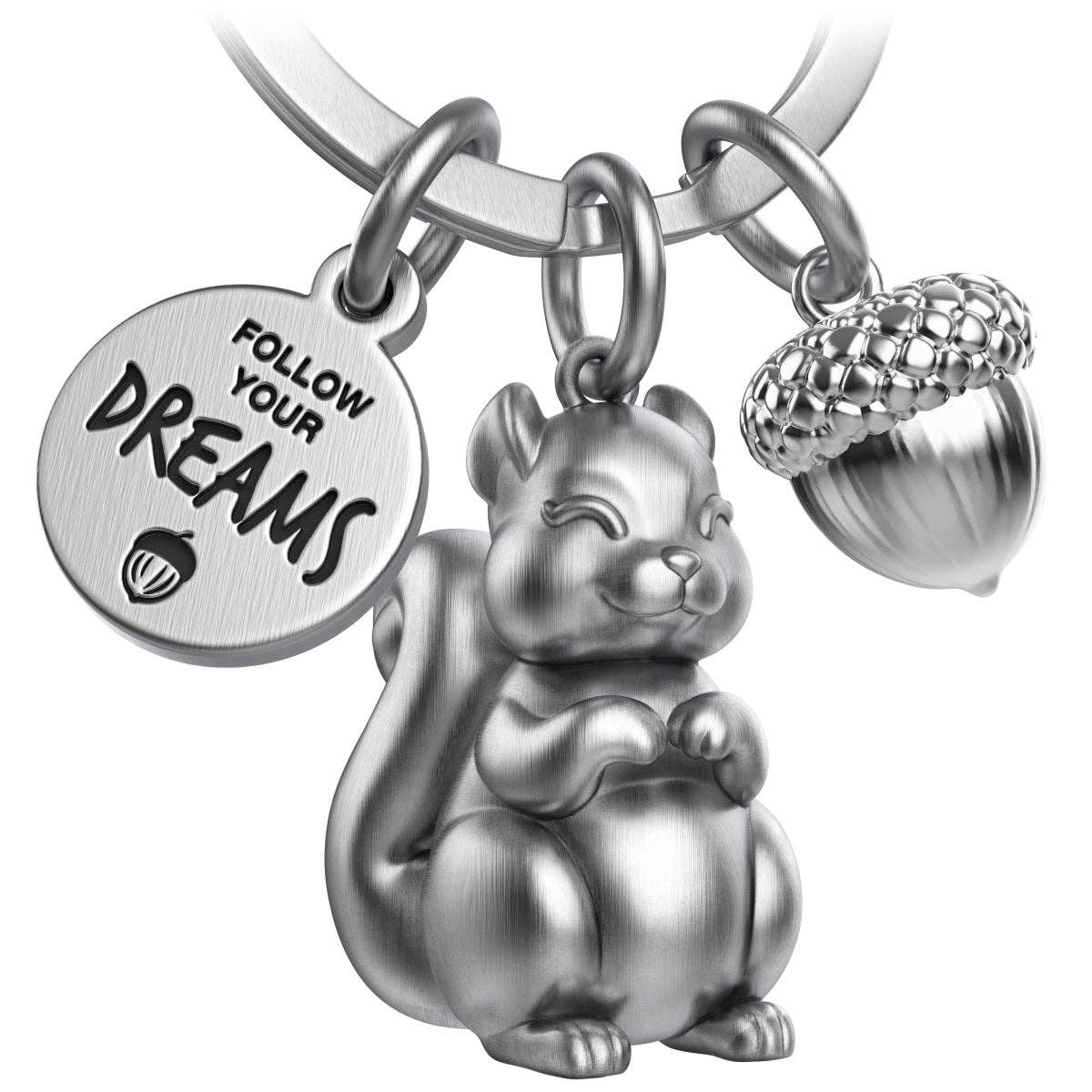 Oggetto regalo di design – porte cles ecureuil skippy fabach FABACH_Skippy_Dreams_silber 