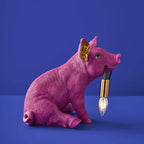 Tischlampe Schwein Rosa