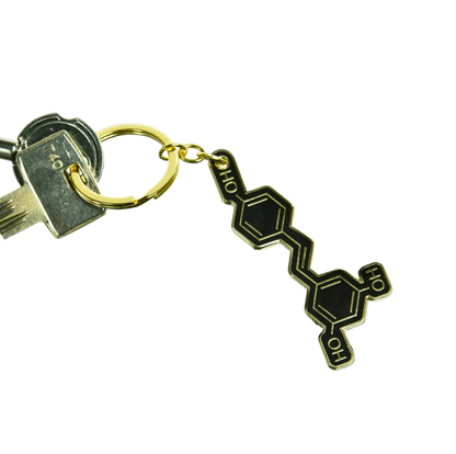 Porte-clés Molécule de Vin