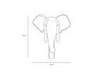 Porte-manteau peluche éléphant - Wild & Soft