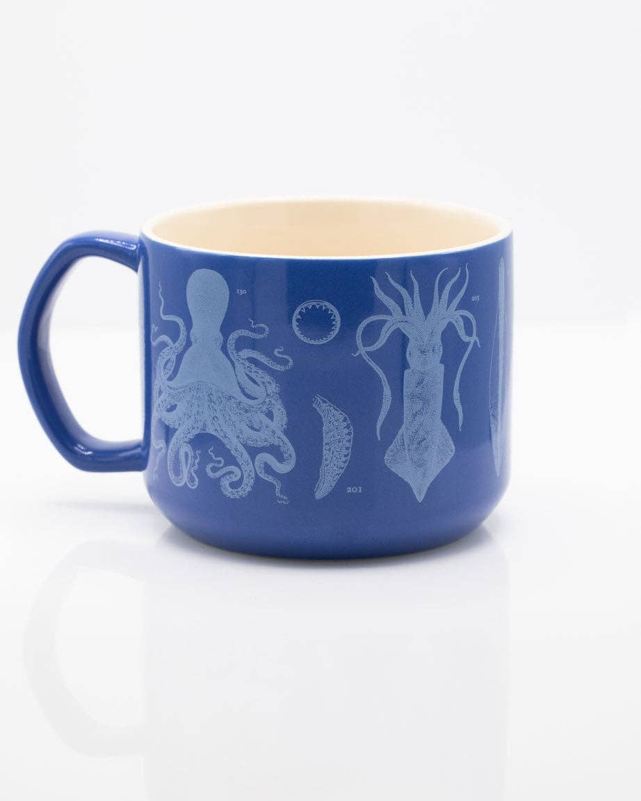 Oggetto regalo di design – Mug Céphalopodes – produit scientifique Cognitive Surplus EU, vue 2