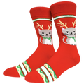 chaussettes chat de noel mrcol