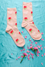Chaussettes Roses "Fuck Off" | Objetos de diseño y regalos originales