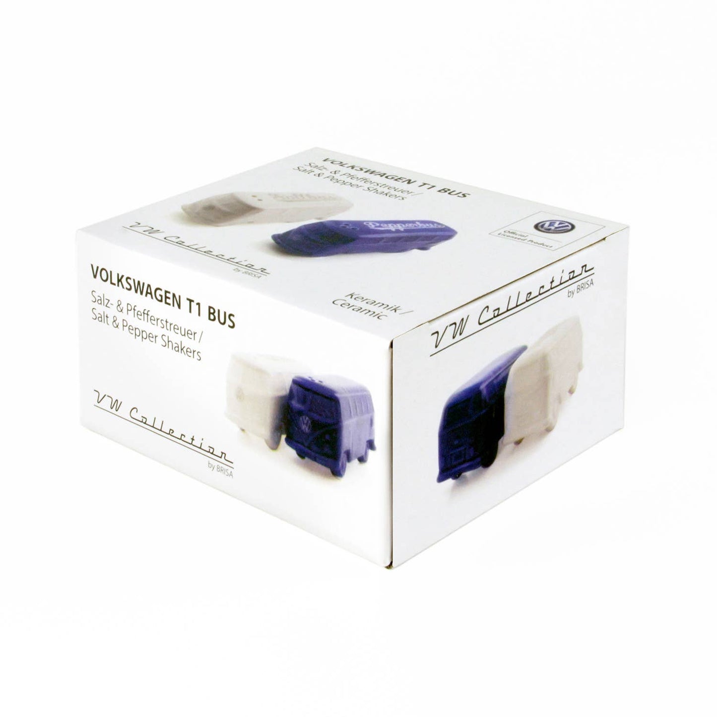 Sel & Poivre Bus VW T1 - Blanc/bleu