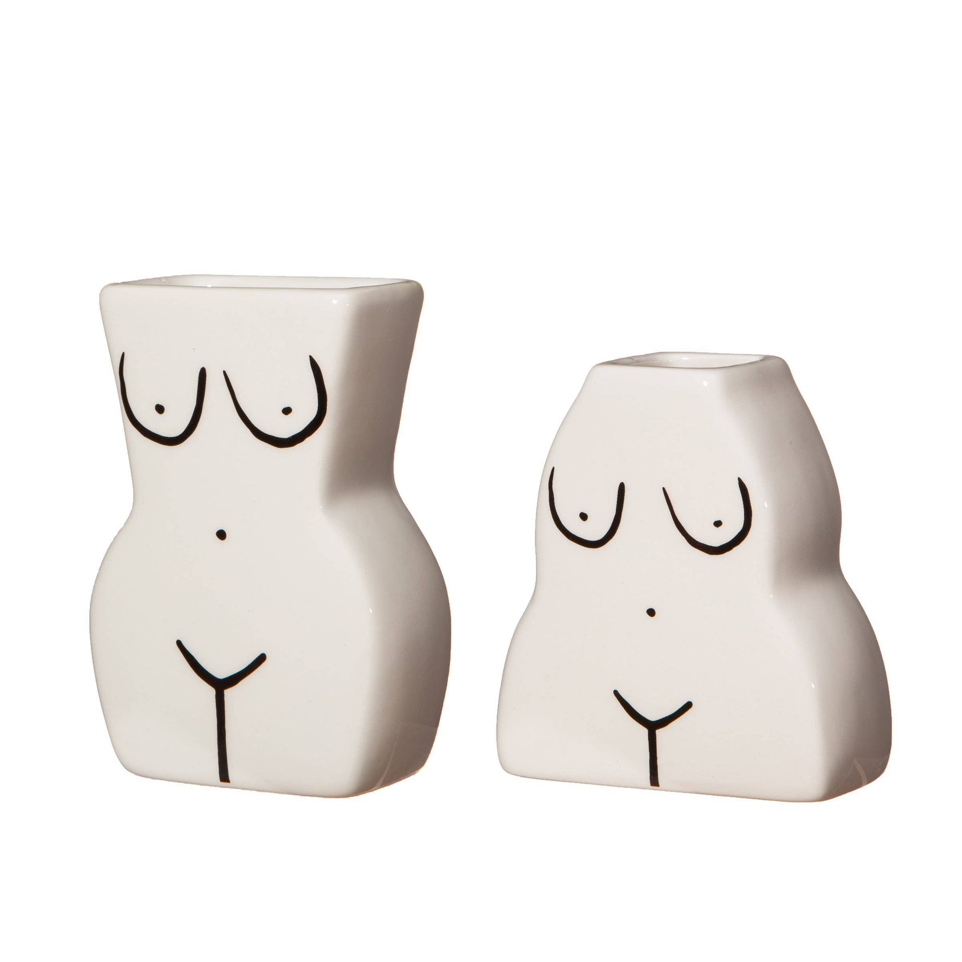 Vases Corps de Femme 2-Pack | Designproducten en originele cadeaus