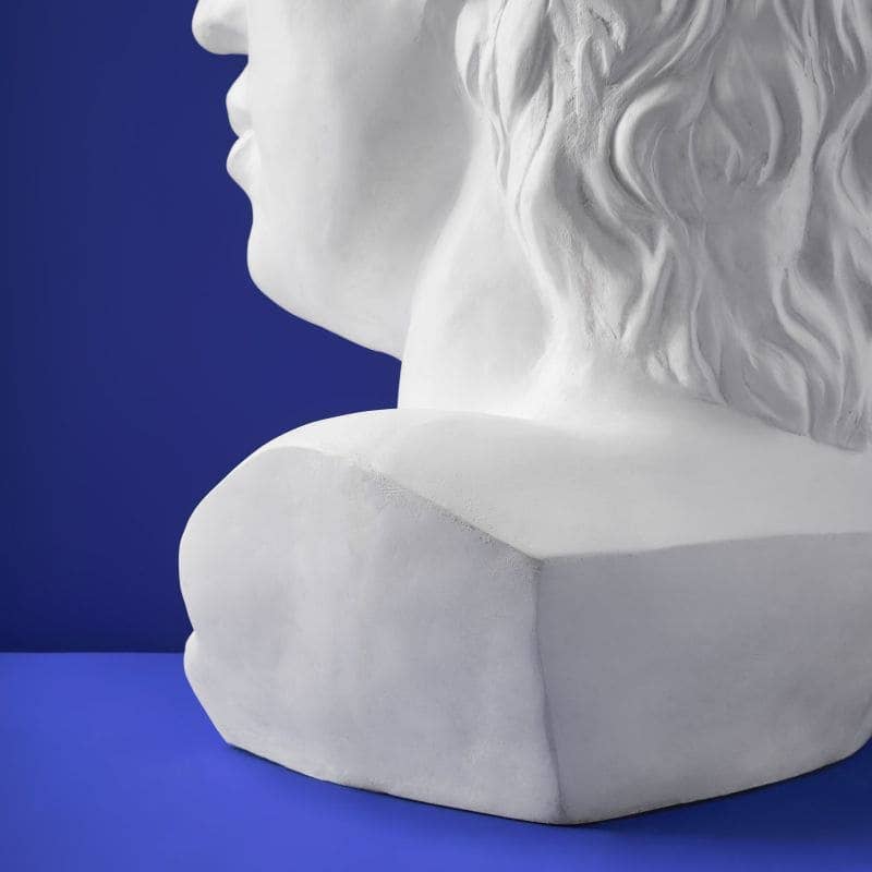 Table d'appoint David, Blanc Magnésie, 53 x 46 x 53 cm