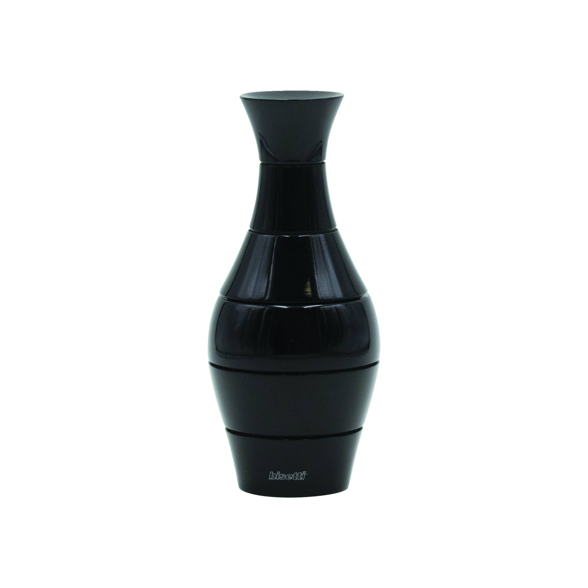 Moulin à épices "Vase" hêtre laqué noir