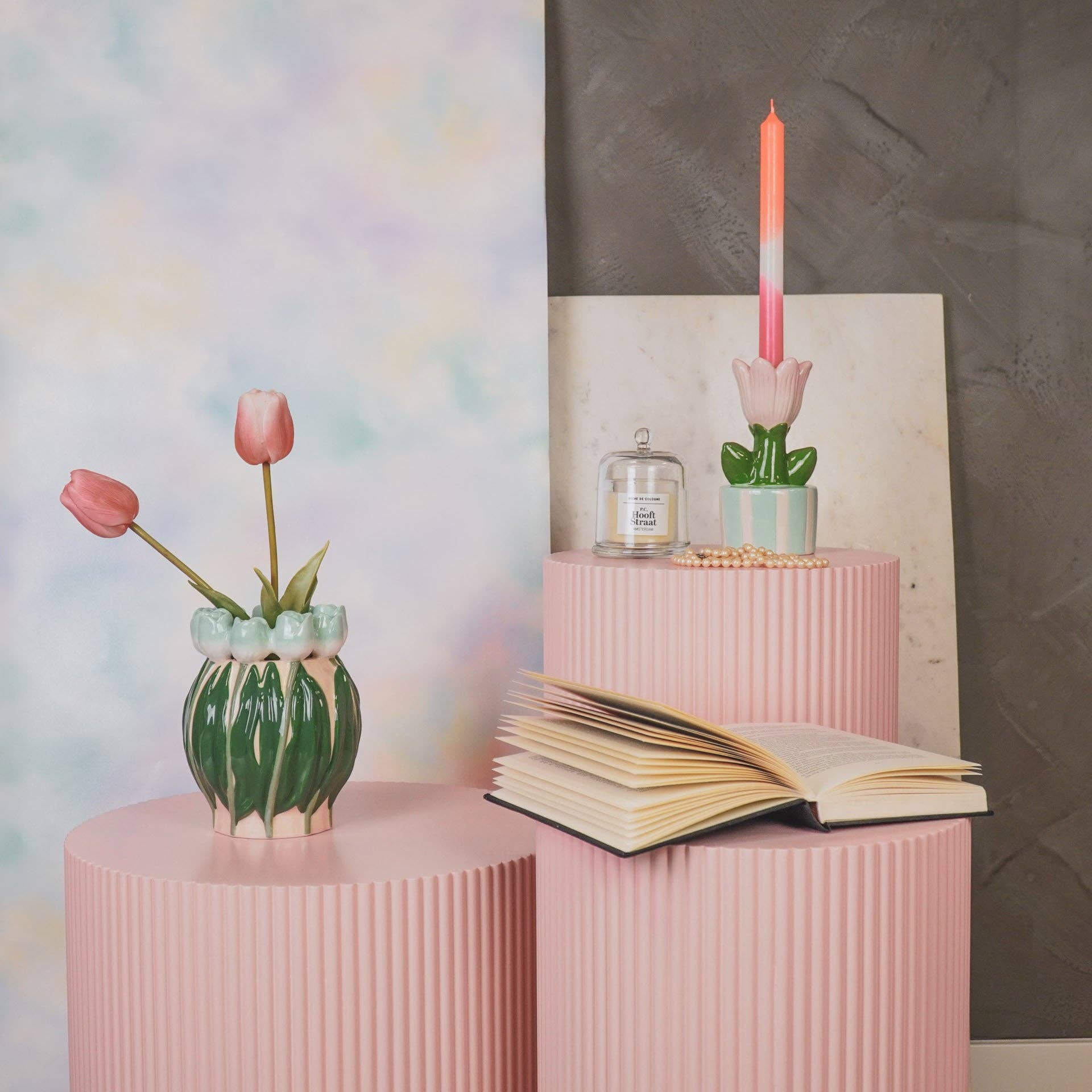 Vase Tulipes - Menthe/Vert | Designproducten en originele cadeaus