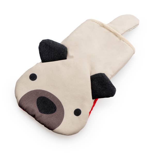 Ofenhandschuh Hund „Woof!“