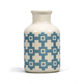 Vase en céramique Design Tiles bleu