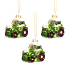 Boules de Noël Tracteur Vert 3-Pack | Design e regali originali