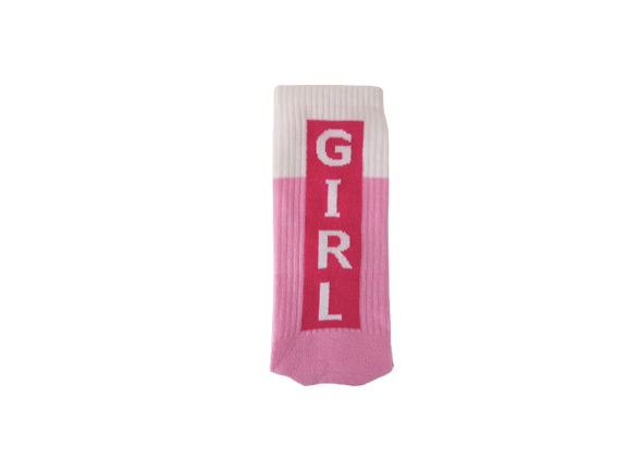 chaussettes girl power rose pegada socks 