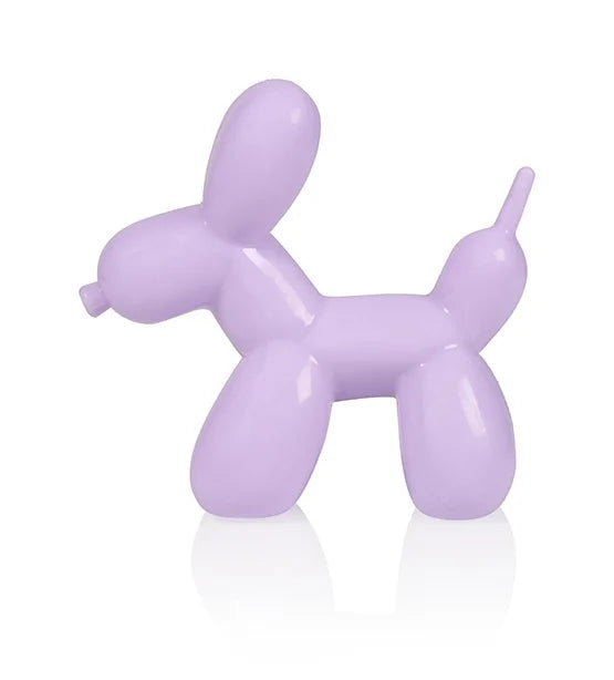 Designcadeau – lampe ballon chien violet clair