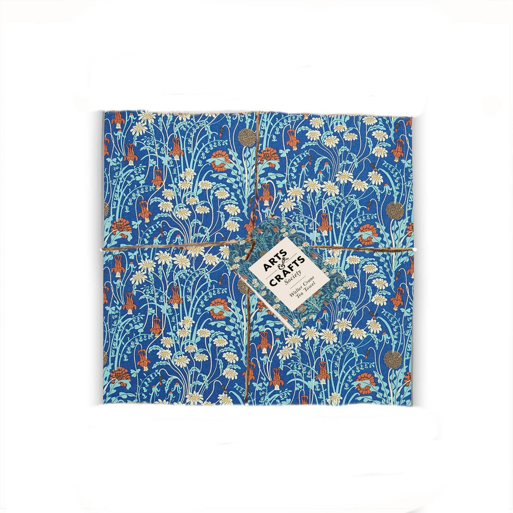 Torchon William Morris - en coton recyclé Fleurs des prés