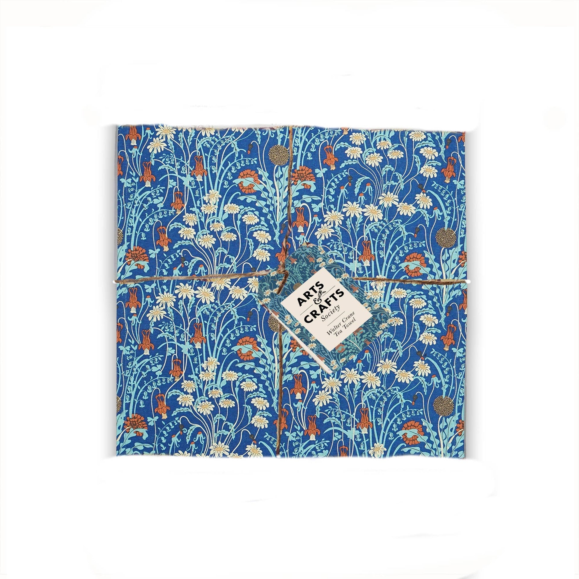 Torchon William Morris - en coton recyclé Fleurs des prés