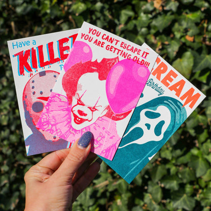 Pennywise Postcard: You Can't Escape IT (risoprint)