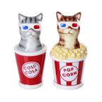 Salt and Pepper Cats at the Movies