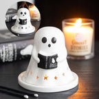 Support pour chauffe‑plat et cônes d’encens Halloween « Histoires de fantômes »
