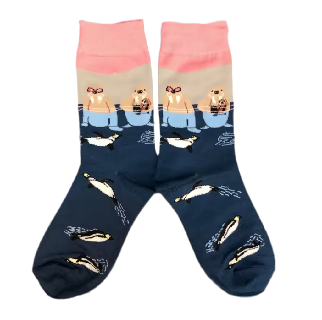 Chaussettes Morses et Pingouins
