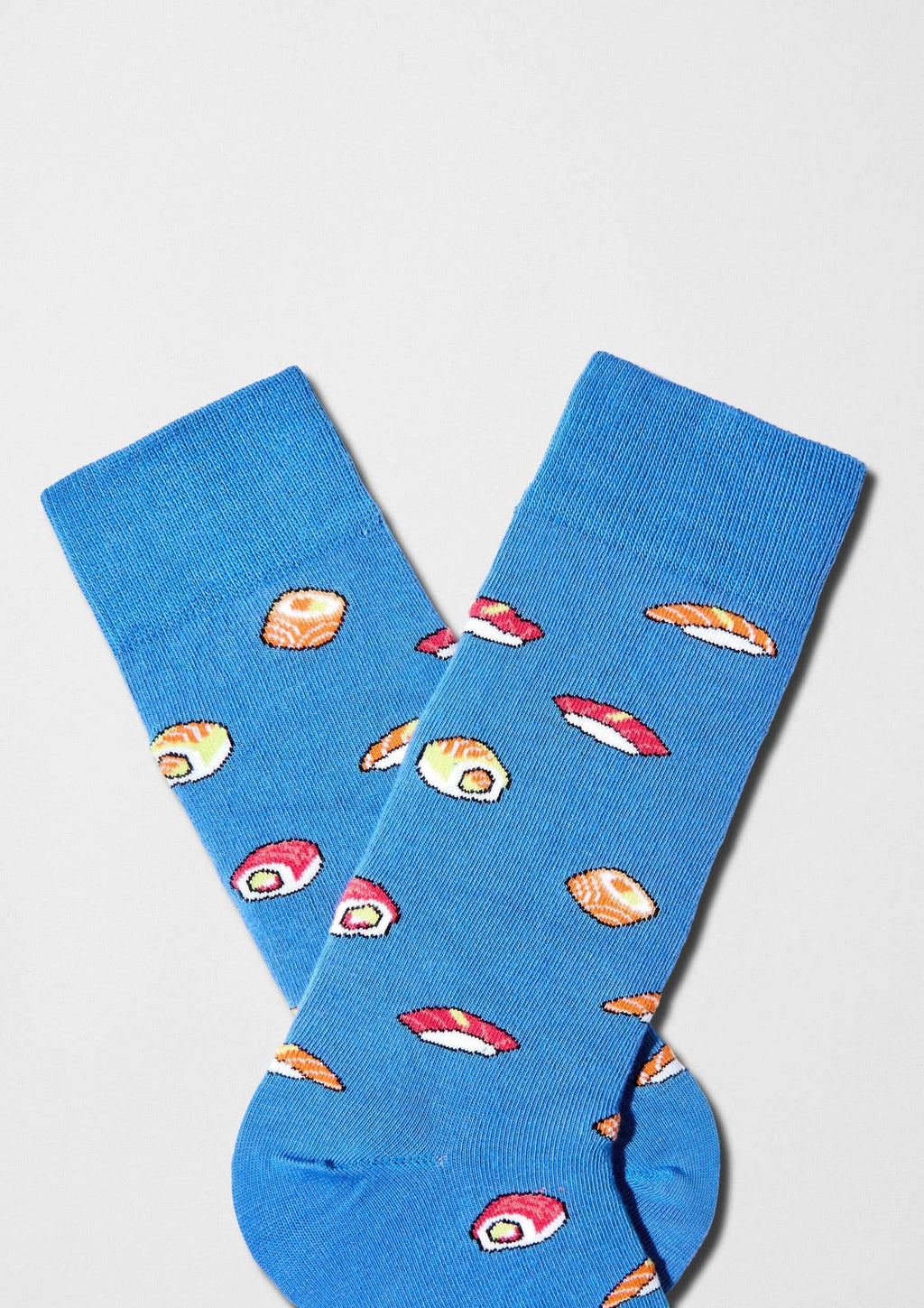 BeJapan Sushi - Chaussettes coton biologique: Bleu / 36/40