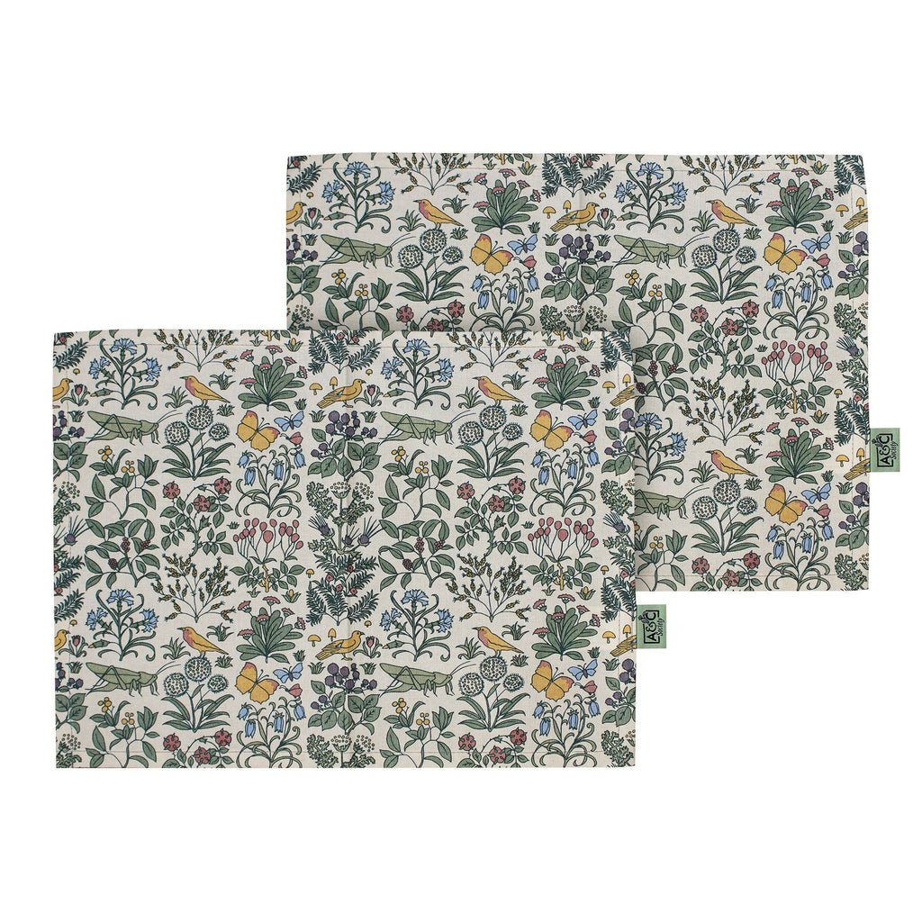 Placemats and napkins Voysey - Botanical Garden