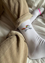 Oggetto regalo di design – chaussettes licorne arc en ciel j clay 