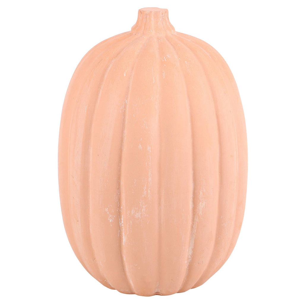 Décoration d'Halloween Citrouille en terre cuite