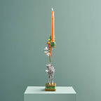 Poly/metal zebra chandelier, 27 x 9 x 45 cm