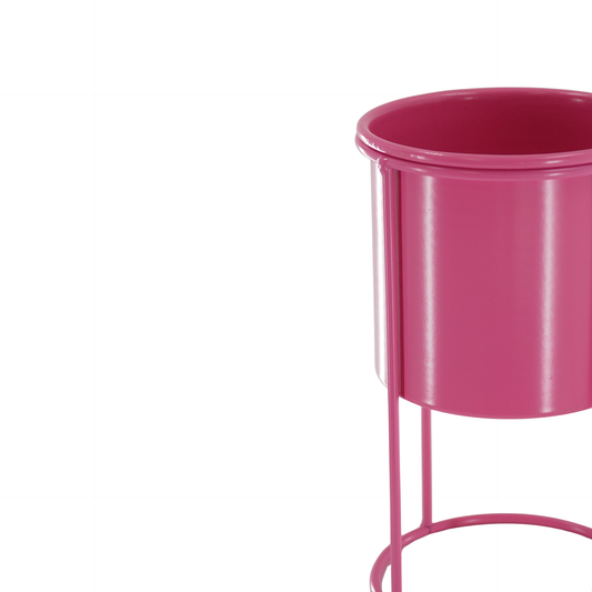 Pflanzenständer – Metall – Rosa – 11 x 11 x 19 cm