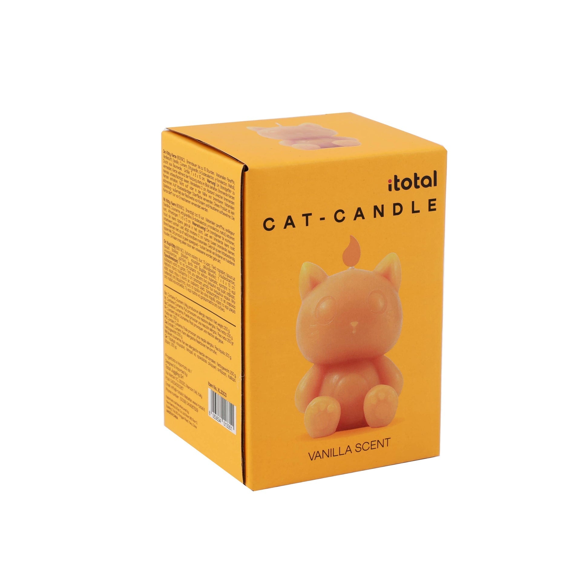 Bougie Chat Jaune