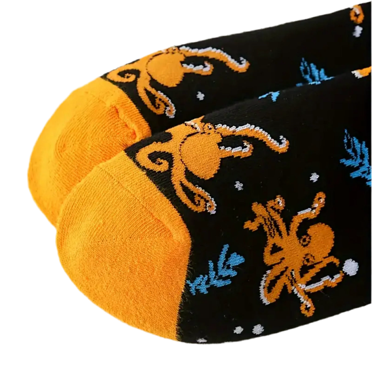 Oggetto regalo di design – chaussettes poulpes oranges mrcol