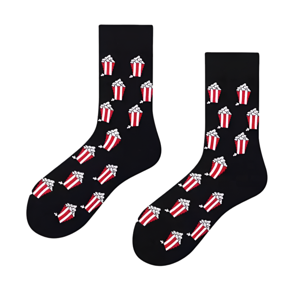 Regalo de diseño – chaussettes popcorn mrcol