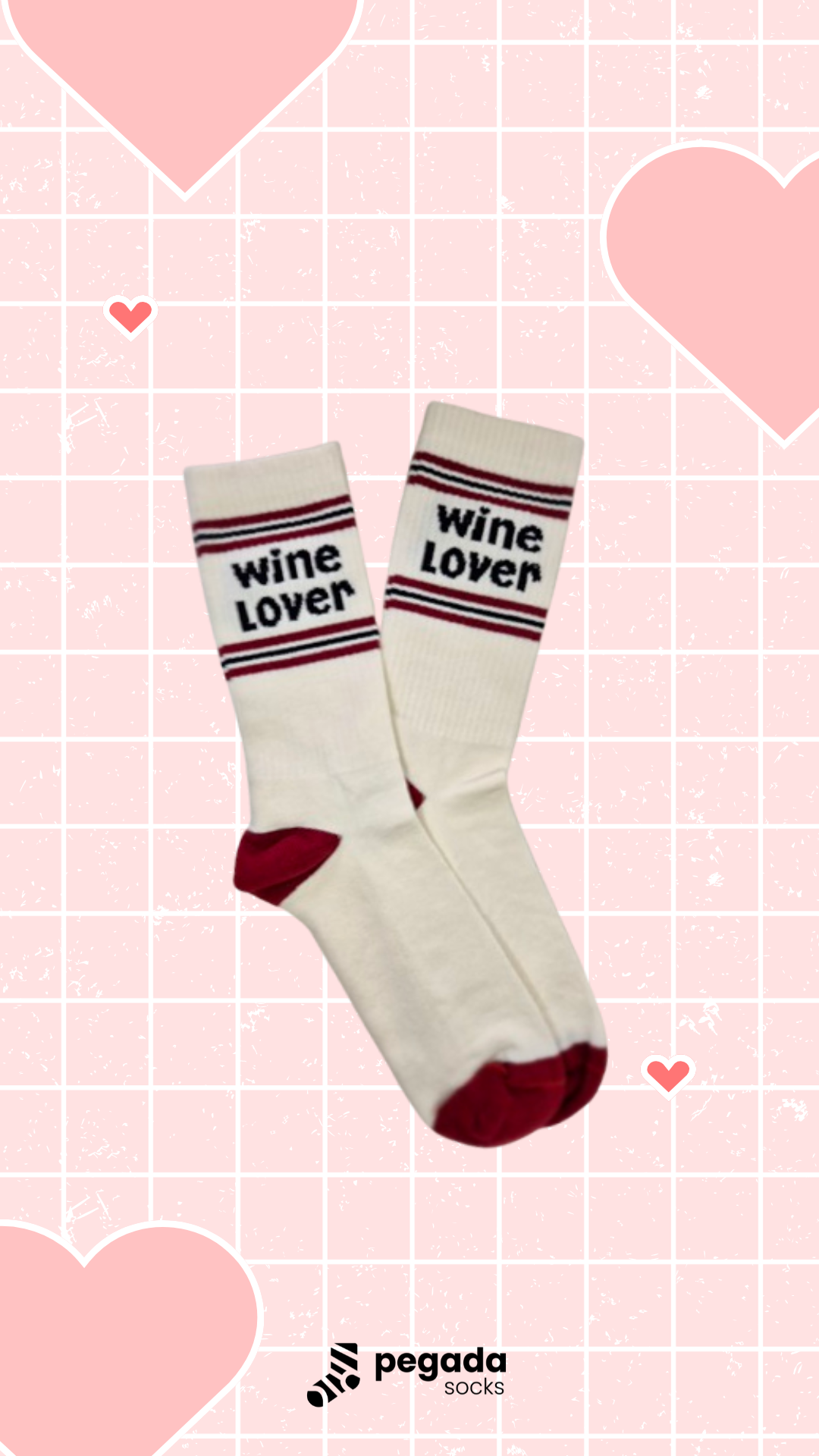 Oggetto regalo di design – chaussettes wine lover pegada socks 