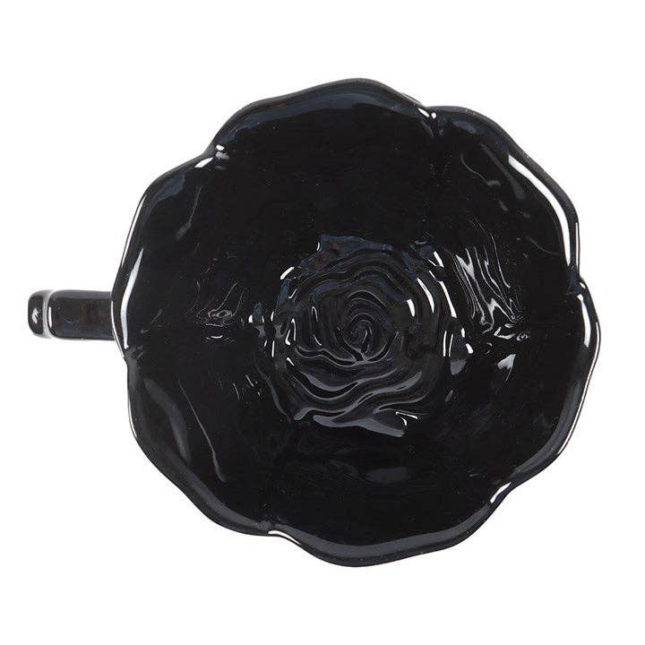 Tasse et soucoupe Rose Noire | Objetos de diseño y regalos originales