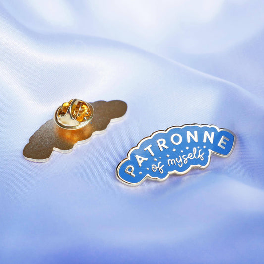 Patron of Myself Pin - Blue