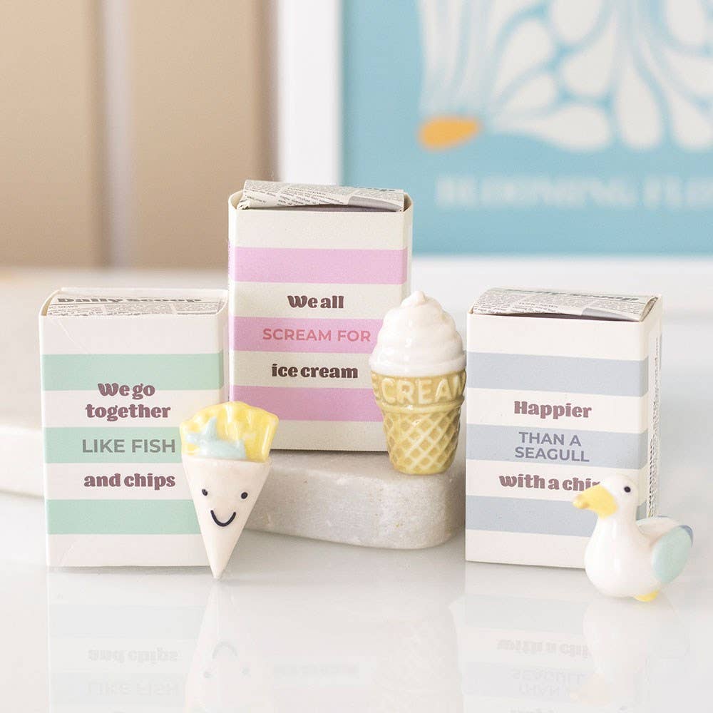 Mini Ceramic Figurine - Summer Vibes