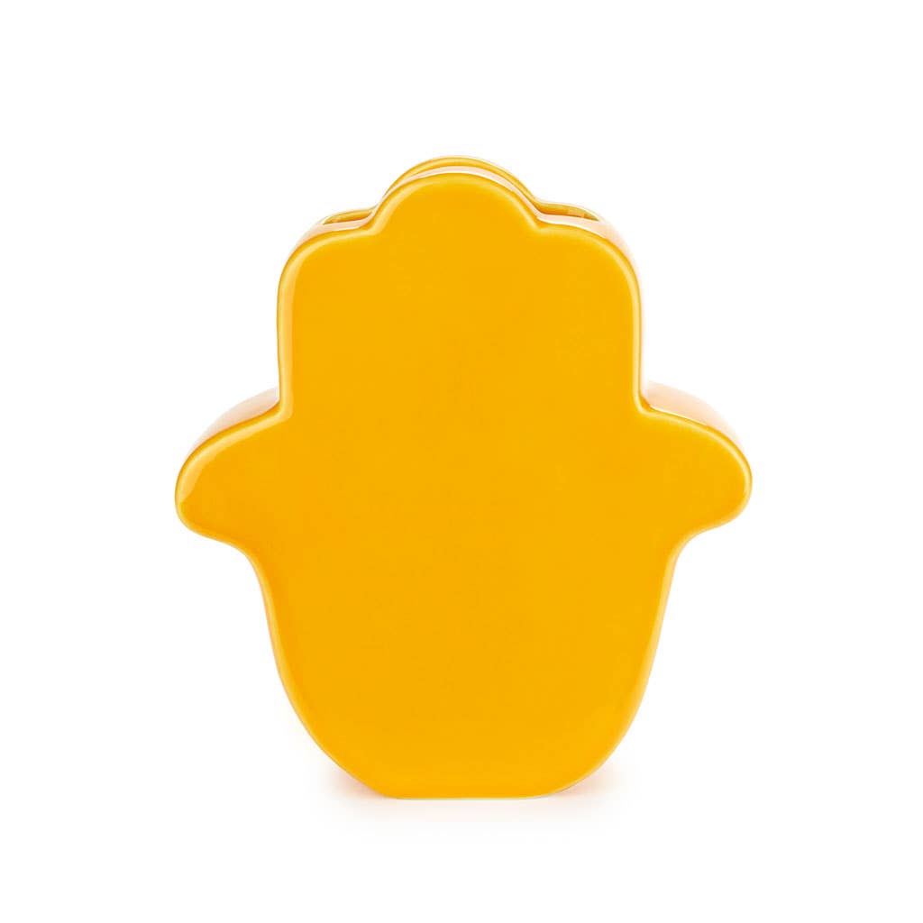 Vase Main Chanceuse jaune