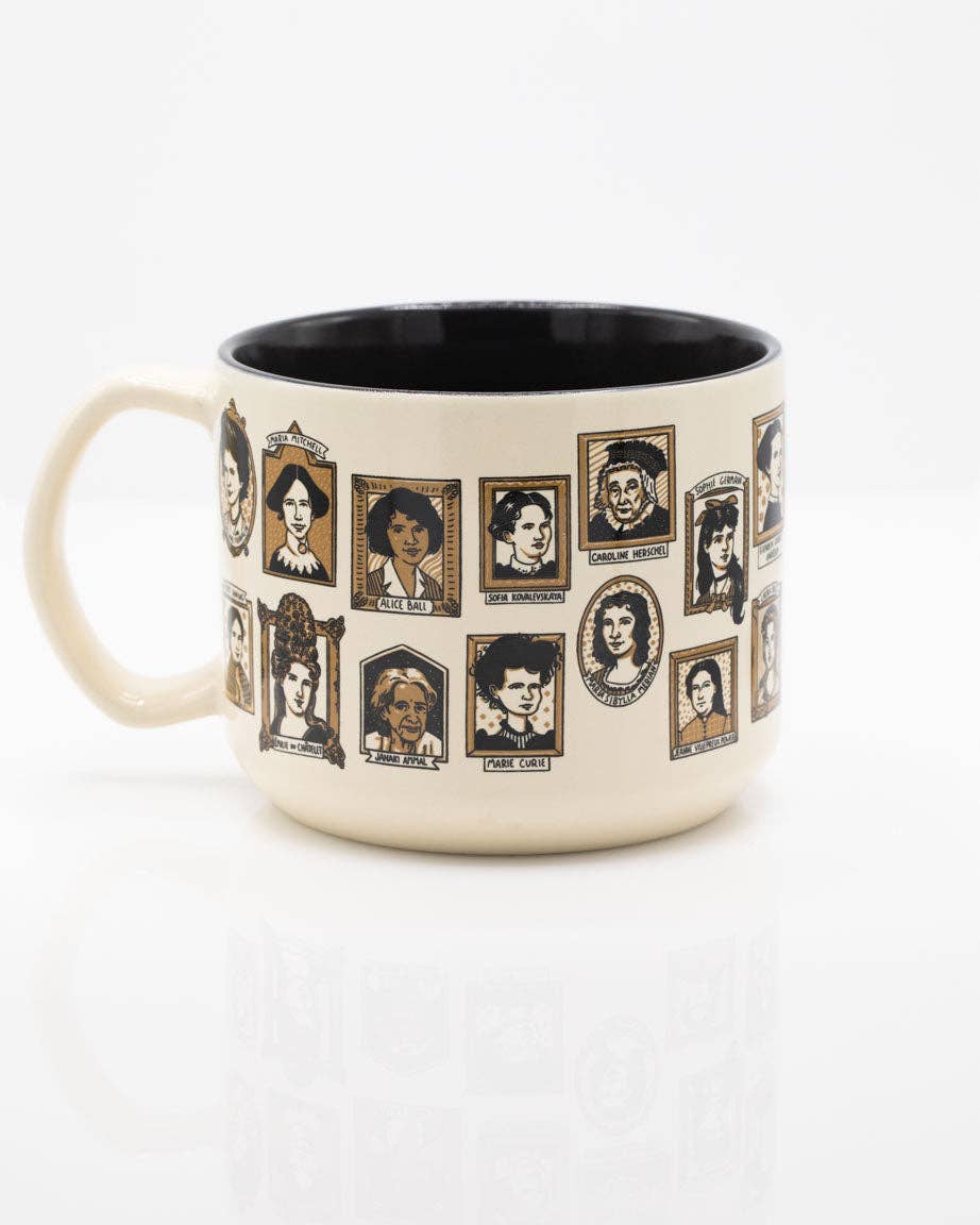 Oggetto regalo di design – Mug Femmes de Science (430 ml) – produit scientifique Cognitive Surplus EU, vue 2