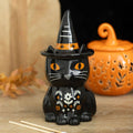 Brûle-parfum Halloween Chat noir Frightful Folk