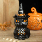 Brûle-parfum Halloween Chat noir Frightful Folk