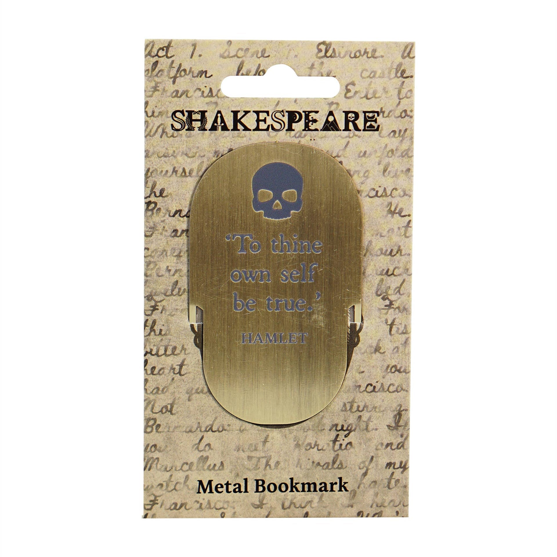 Marque-page en métal Shakespeare - Hamlet